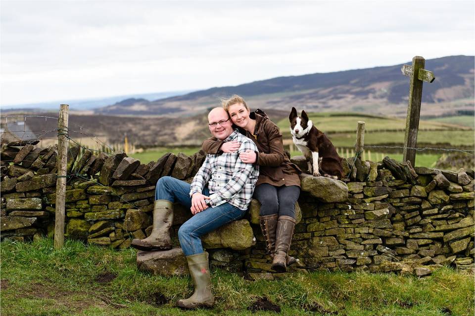 Peak District engagement session