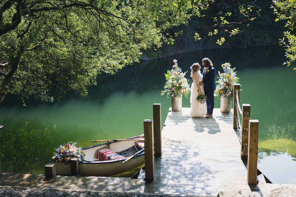 Lakeside ceremony