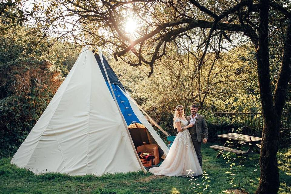 Honeymoon tipi