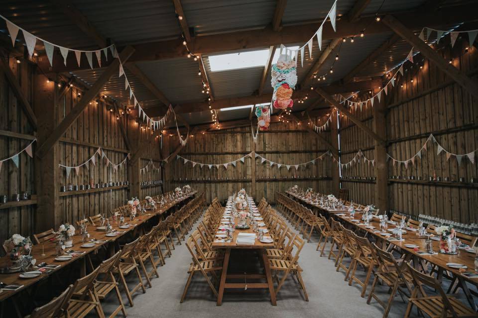 Barn venue at Manhay Farm