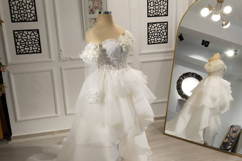 Custom Made tulle AI inspired