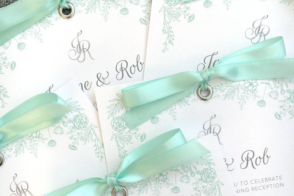 Mint Green Bows