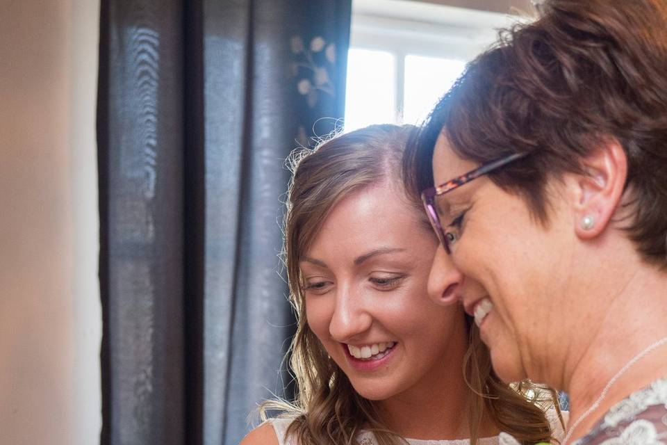 Bride with Mum