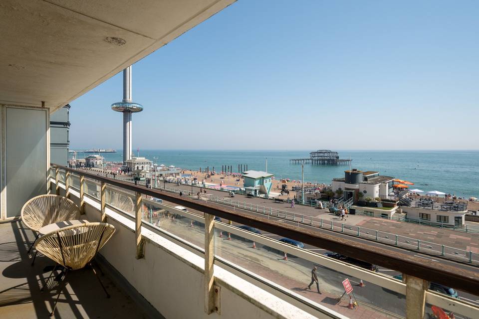 Balcony bedroom