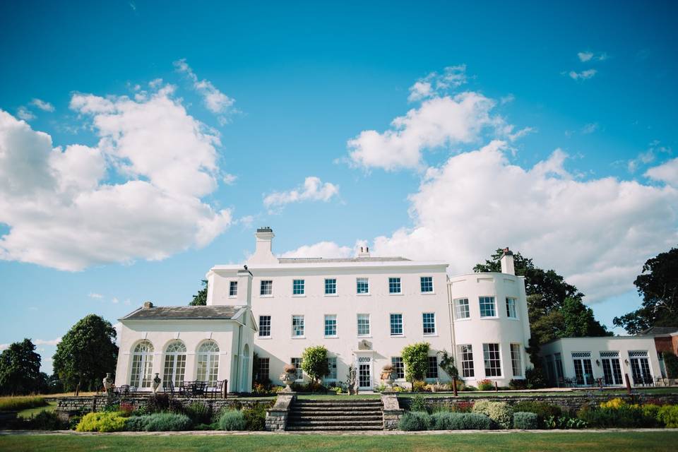 South view of Rockbeare Manor