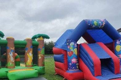 Disco bouncy castle