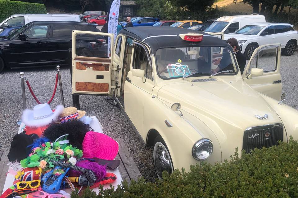 Taxi Photo Booth with Props
