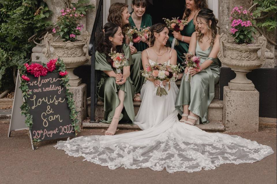 Beautiful bridesmaids