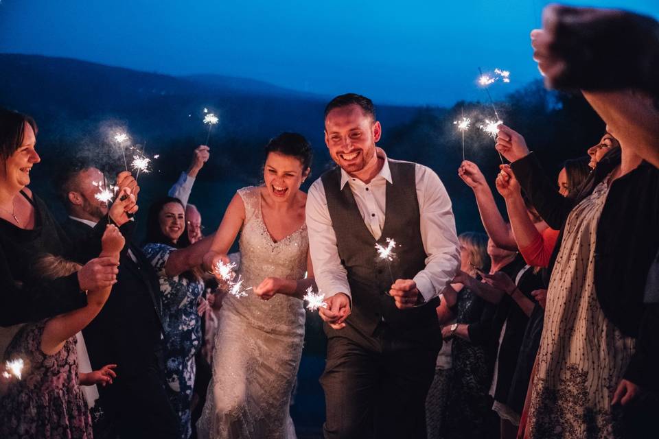 Evening dance marquee