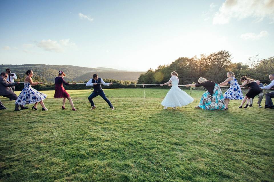 Games on the lawn