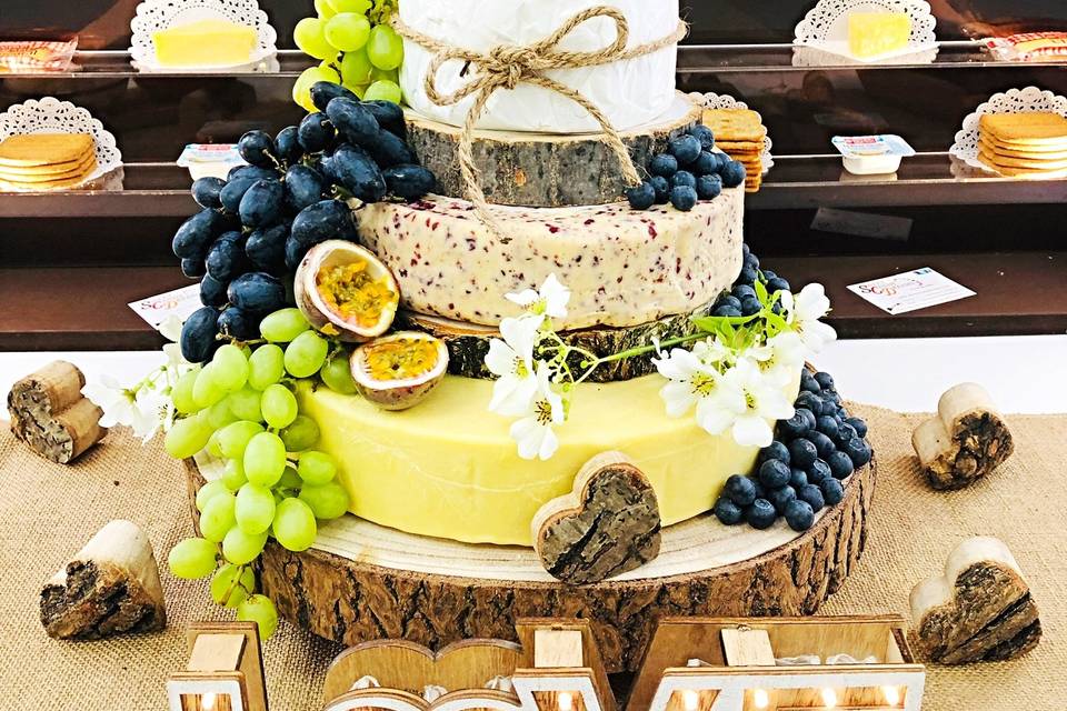 Cheese wedding cakes