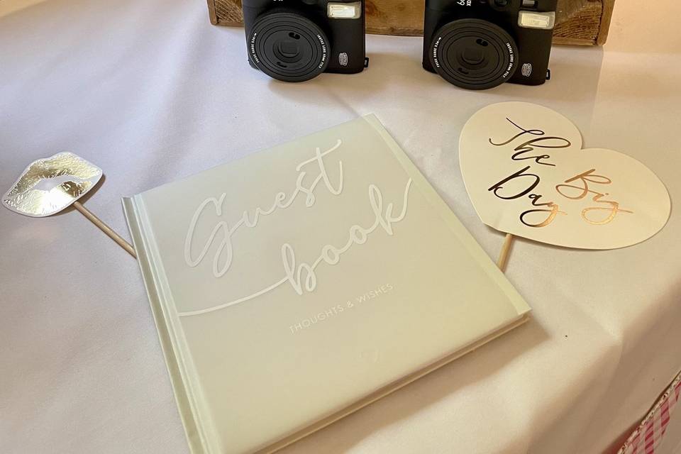 Polaroid Camera Guest Book