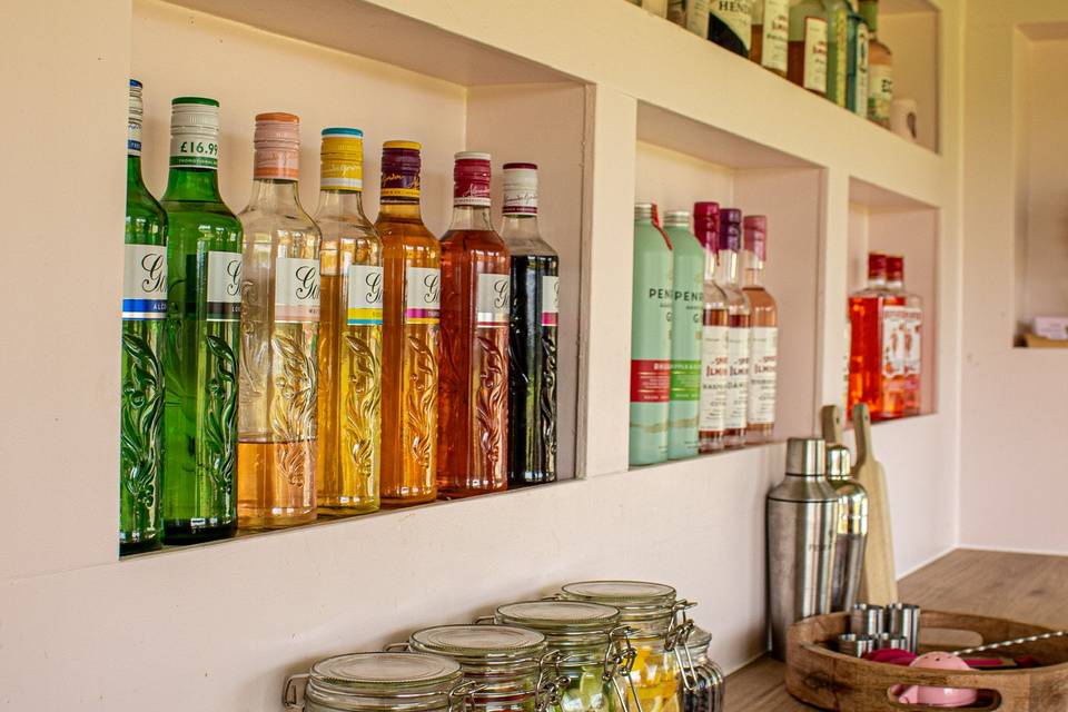 Interior of the bar