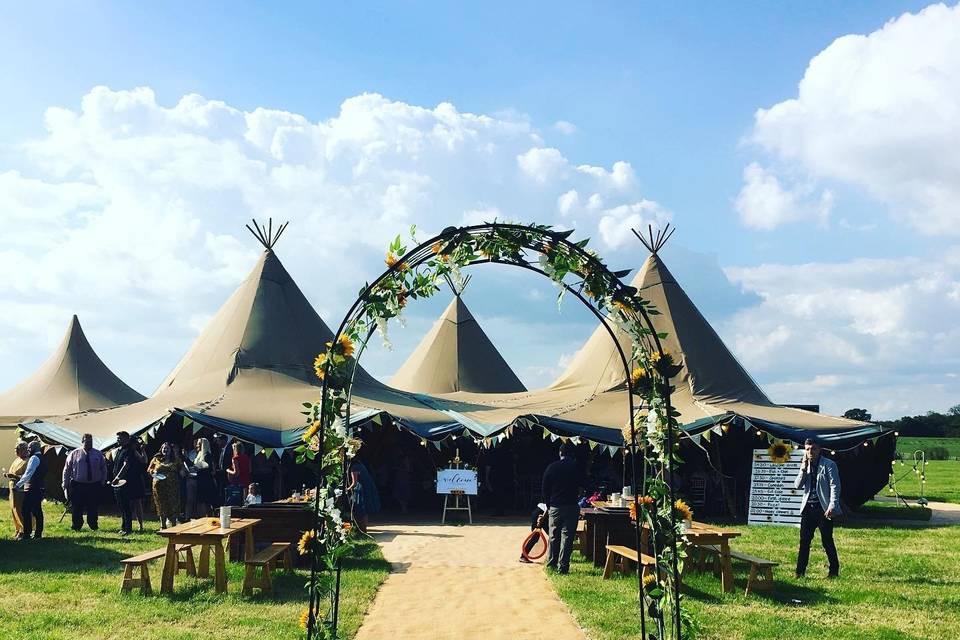 Festival wedding