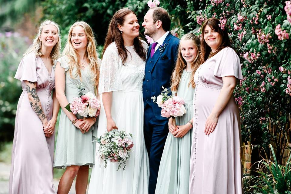 Wedding party Farnham