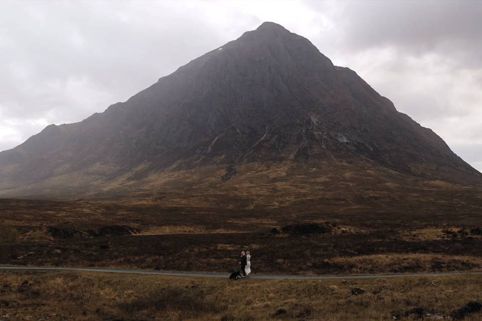 Wedding day views - Scottish Elopement