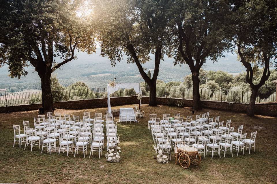 Wedding castle in Italy