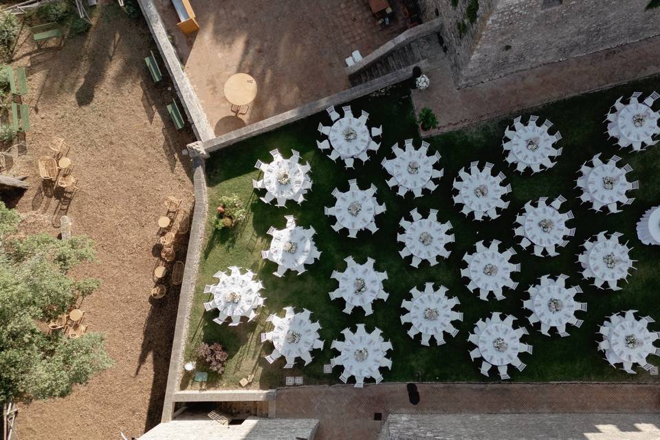Wedding castle in Italy