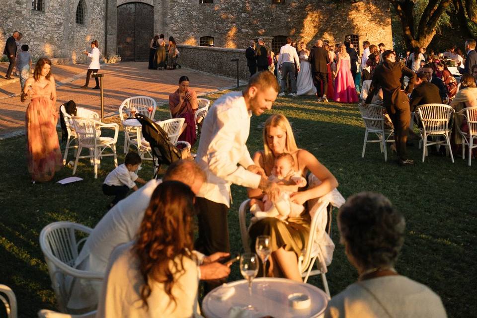 Wedding castle in Tuscany