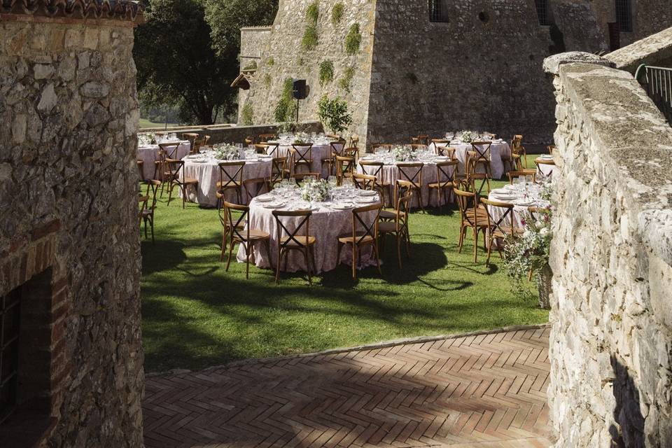 Wedding castle in Tuscany