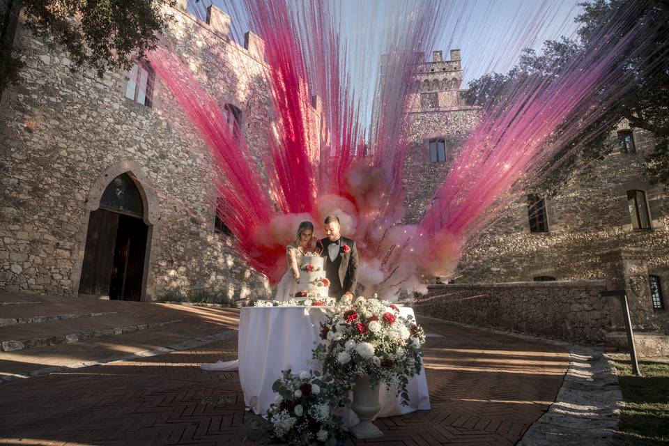 Wedding castle in Tuscany