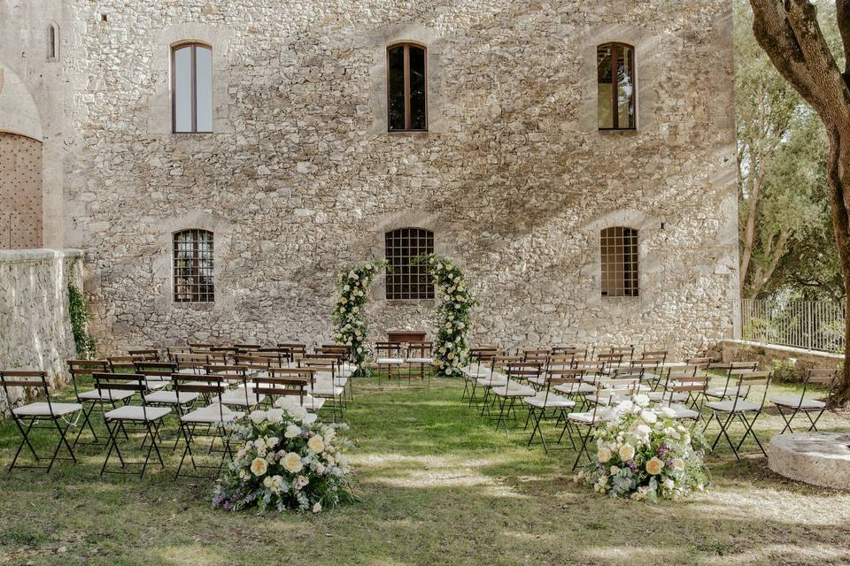 Wedding castle in Tuscany