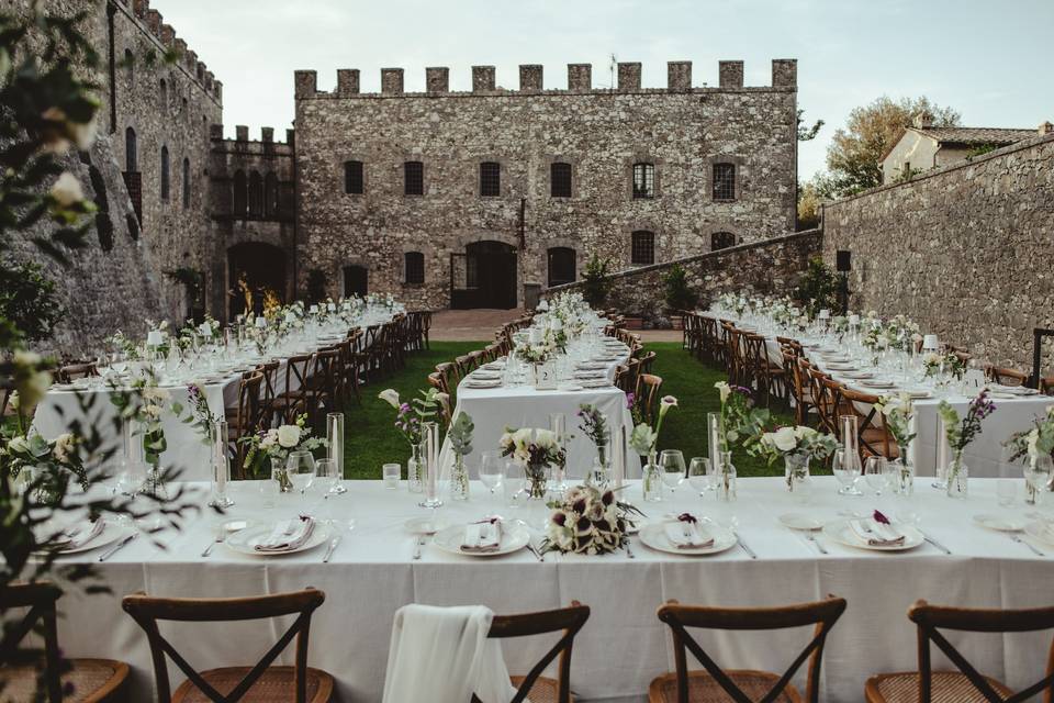 Wedding castle in Tuscany
