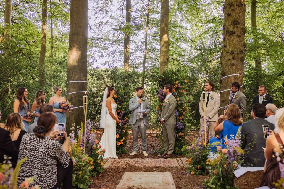 Woodland wedding