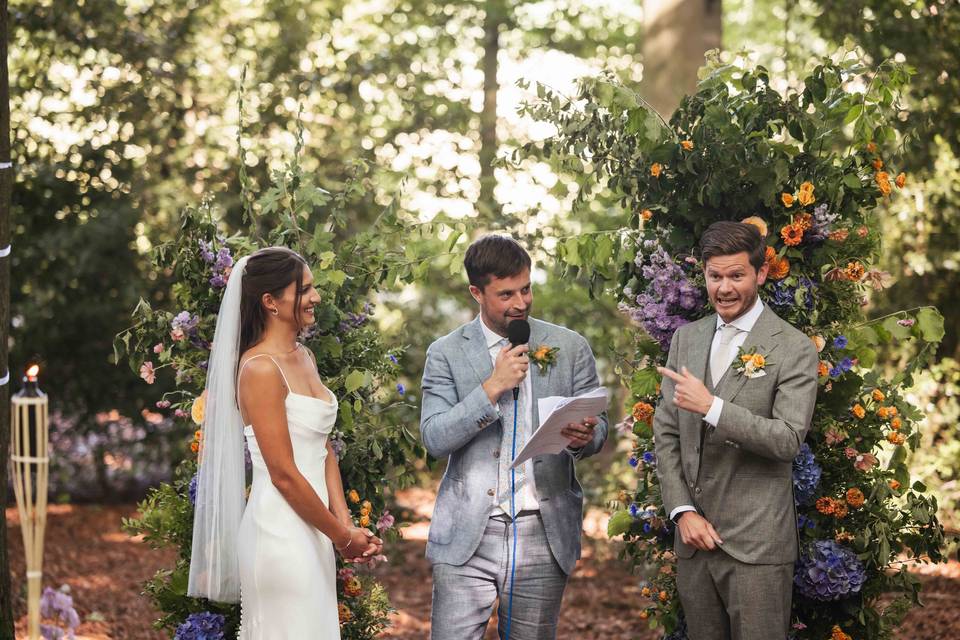 Woodland wedding