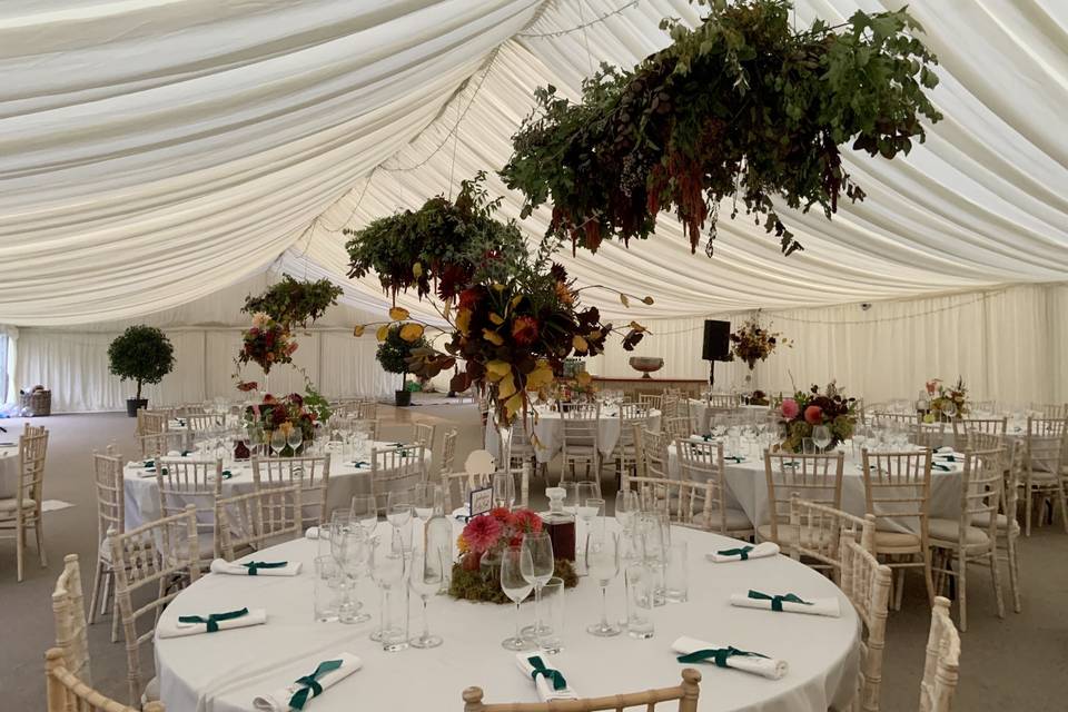 Marquee set up idea 4