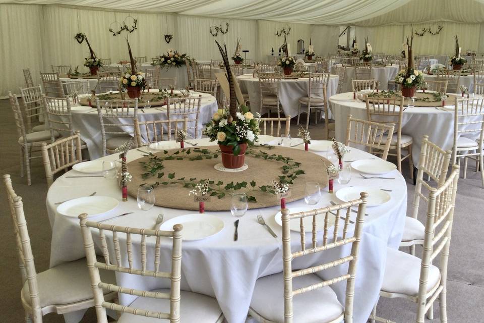 Marquee set up idea 5