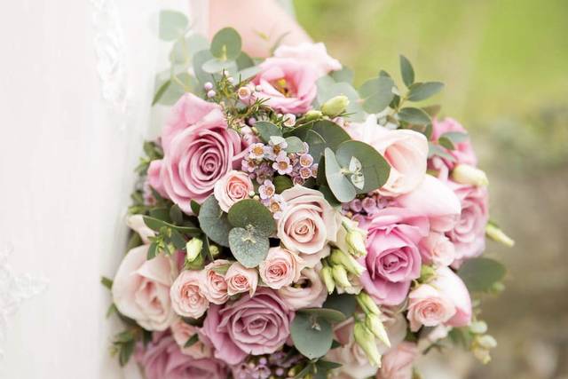Bridal hand tied