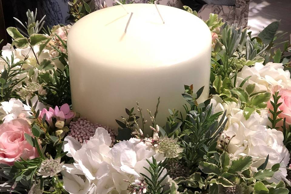 Candles and florals