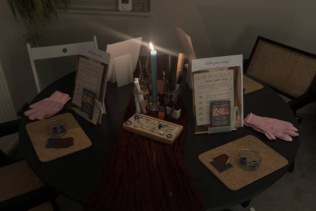 At home wax ring workshop