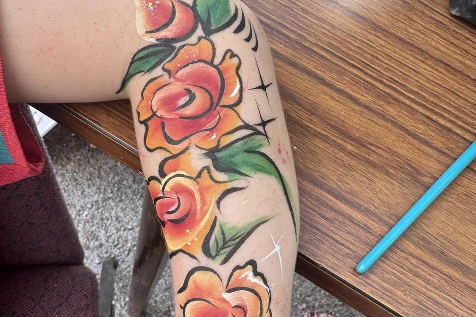 Floral sleeve