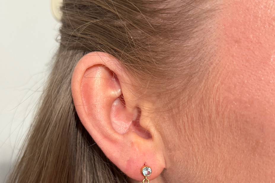 Pearl drop and Topaz earring