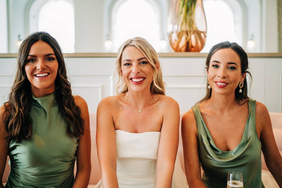 Bridesmaid photos.