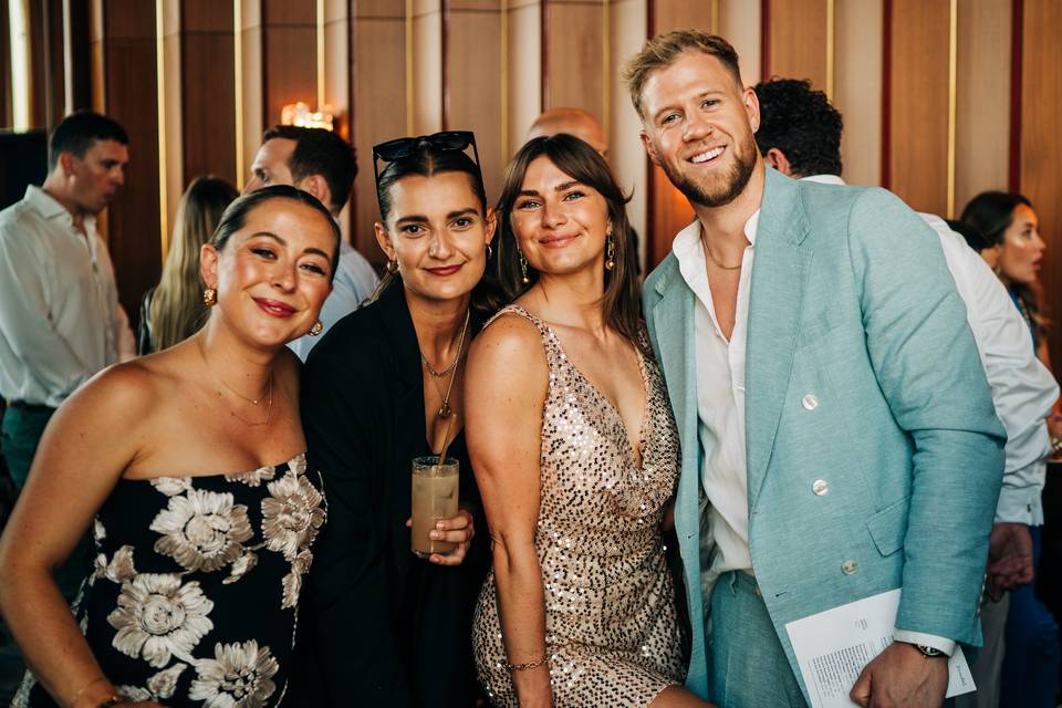Warm party photos.