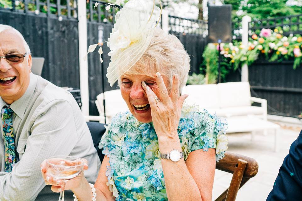 Candid moments caught.