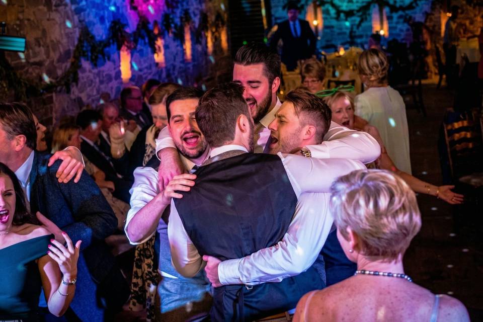 Friends on the dancefloor