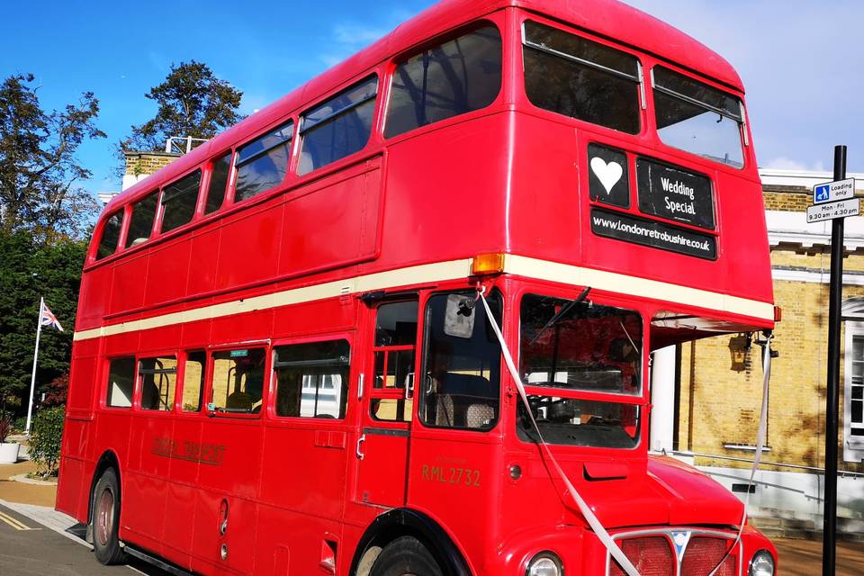 A visit from a routemaster bus