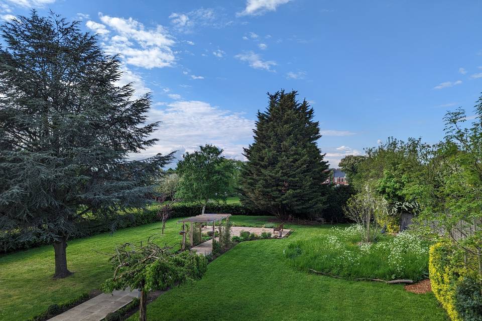 Garden from above