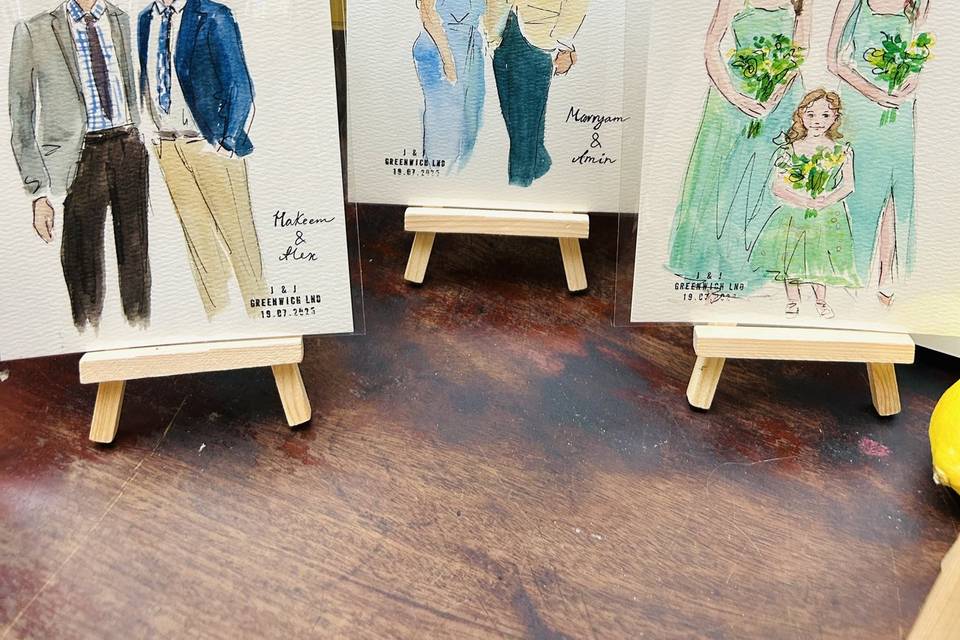 Guests portraits