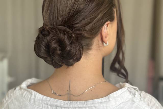 Hair up