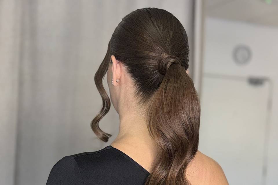 Ponytail hairstyle