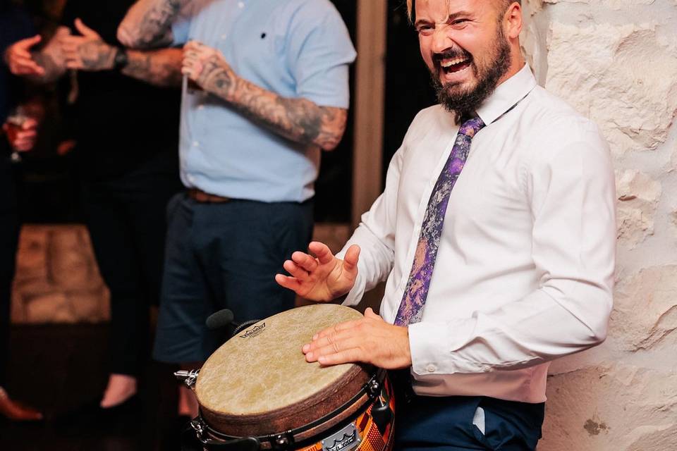 Drums at weddings