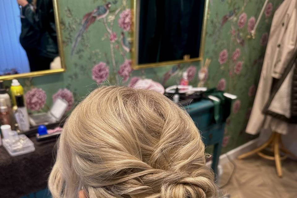 Mother of the bride updo