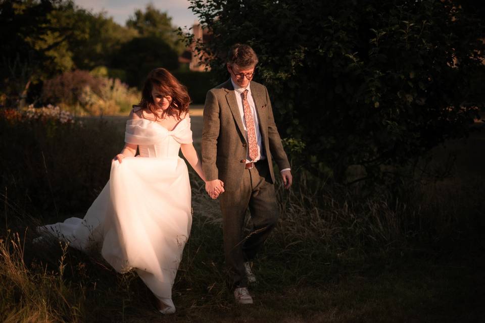 Couple in golden hour