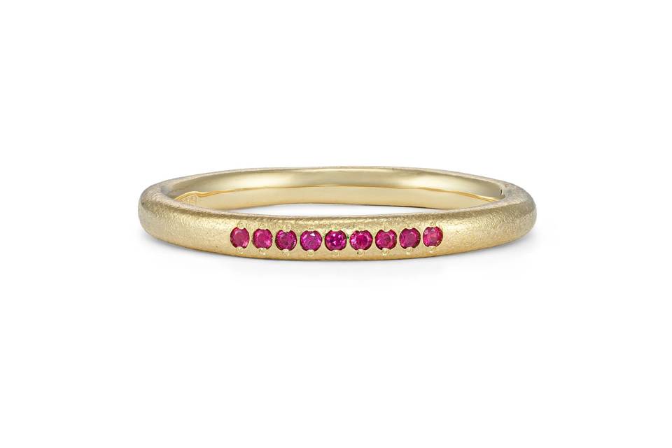 Ruby cluster ring