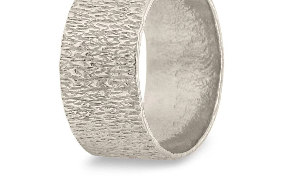 Recycled Silver wedding ring